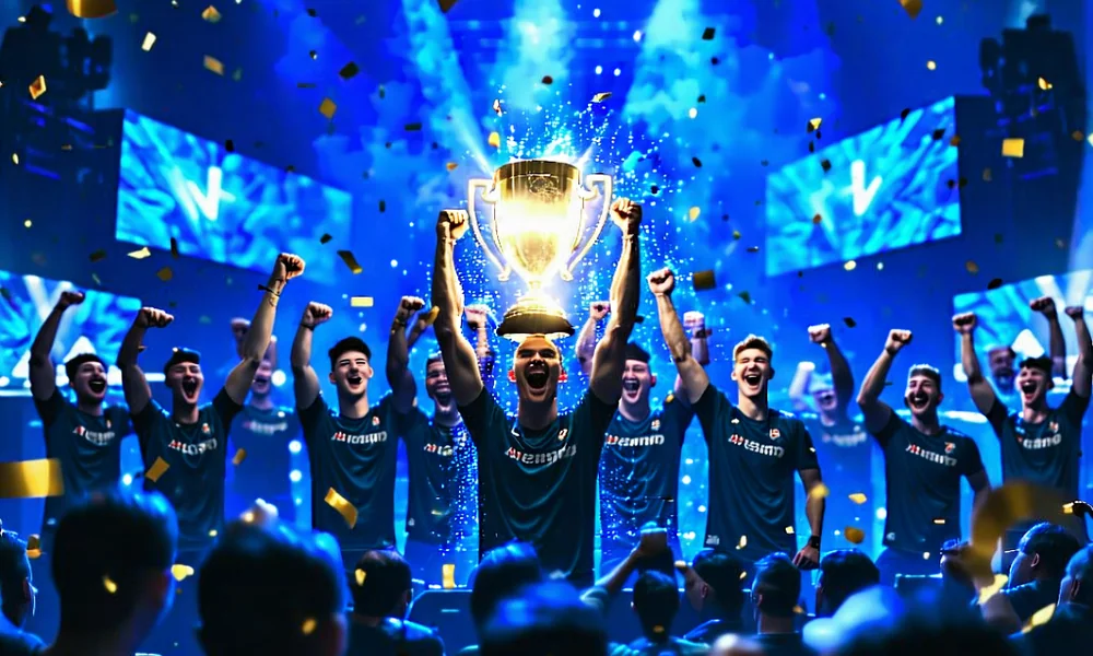 Đội tuyển Esports chuyên nghiệp đang thi đấu