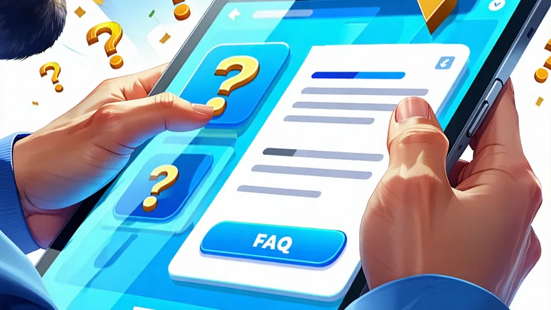 Người chơi đang tìm kiếm câu trả lời trong phần FAQ của RIKVIP, rik vip