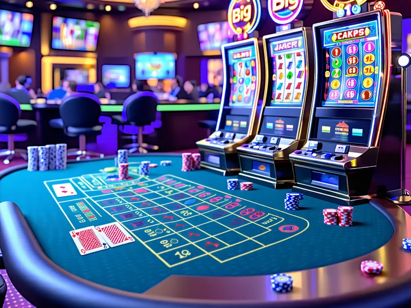 Hình ảnh minh họa kho game đa dạng tại RIKVIP, bao gồm sòng bài trực tuyến và slot game