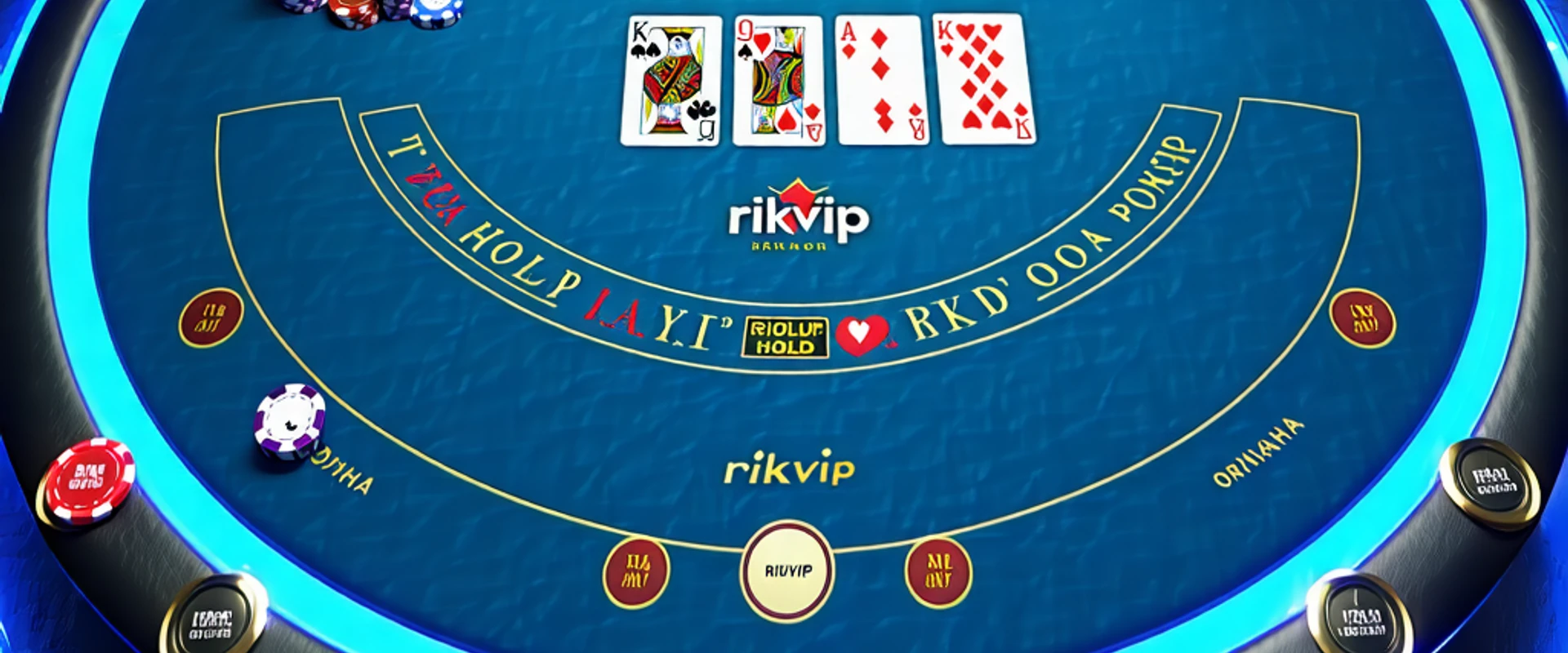 Hình ảnh tổng quan các biến thể poker tại RIKVIP