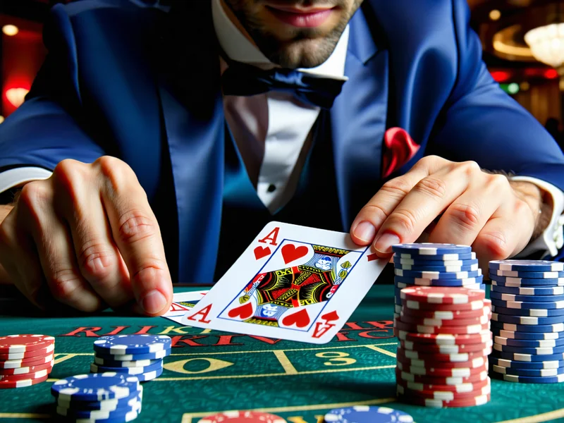 Dealer sòng bạc trực tiếp RIKVIP, rik vip đang chia bài Baccarat