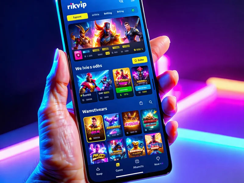 Hình ảnh ứng dụng di động RIKVIP trên điện thoại