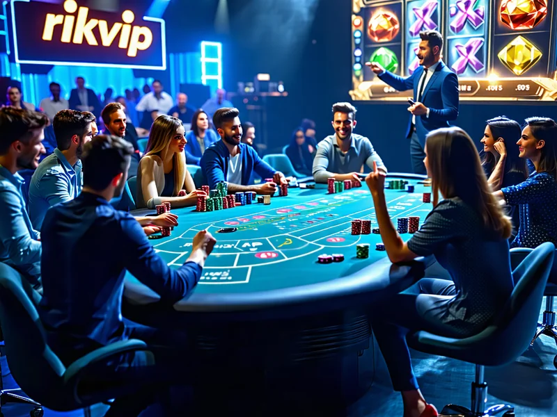 Hình ảnh buổi giao lưu cao thủ slot game RIKVIP