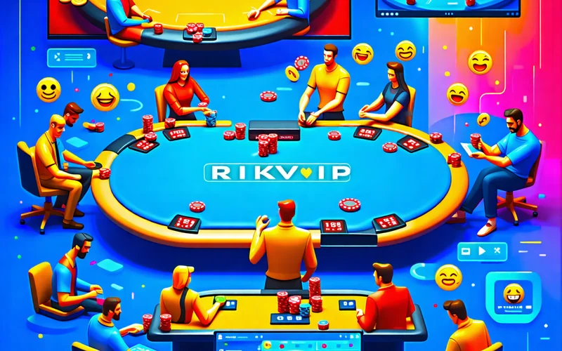 Cộng đồng người chơi poker RIKVIP sôi động