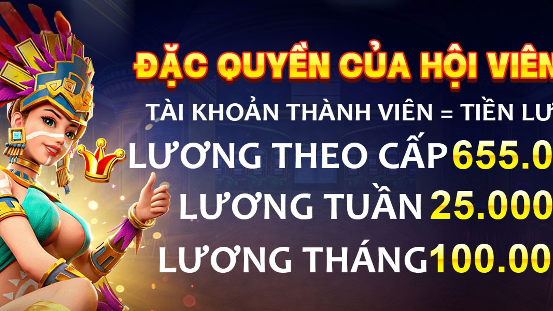 Hình ảnh banner Hoàn Trả Hàng Tuần và Thưởng Hàng Tháng của RIKVIP